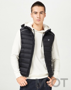 Пуховий жилет Xiaomi Uleemark short sleeves down jacket L Black 117304004